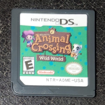 Animal crossing wild world nintendo ds video game cartridge