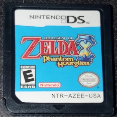 Legend of zelda phantom hourglass nintendo ds video game cartridge 2007