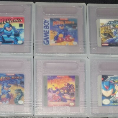 Mega man gb gameboy video game cartridge
