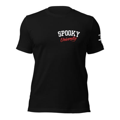 That's rare! spooky university shirt