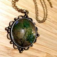 Stunning Leaves Natural Plant Gold Necklace Unique RARE - Thumbnail 4