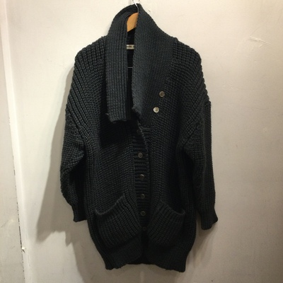 Comme des garçons late 70s ~ early 80s acrylic chunky big knitted jkt