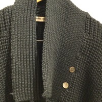 Comme des Garçons late 70s ~ early 80s acrylic chunky big knitted JKT - Thumbnail 6