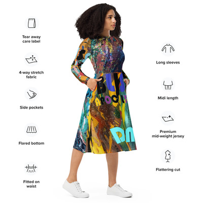 Mw bliss long sleeve dress