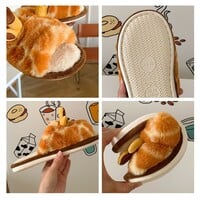 Cute Giraffe Plush Slippers - Thumbnail 5