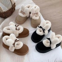 Soft Rabbit Ears Warm Snow Boots - Thumbnail 6