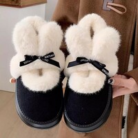 Soft Rabbit Ears Warm Snow Boots - Thumbnail 3