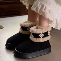 Retro Ethnic Style Snow Boots - Thumbnail 1