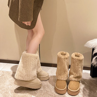 Trendy Fashion Warm Pant Boots - Thumbnail 1