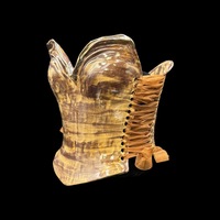 Copper fur 3 piece wearable ceramic corset by: Nicole Moan  - Thumbnail 7