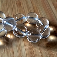 Vintage Punk Shine 14mm Big Beads Clear Crystal Bracelet Unique Rave - Thumbnail 2