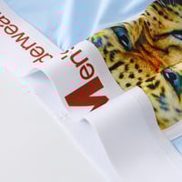 3PK AIBC Men's sexy underwear lion printed cotton blend mid-rise daily wearing boxer briefs Sky Blue DG6001-PJ - Thumbnail 5