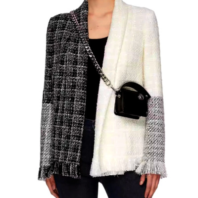 Free ship! vintage tiny baguette patent leather metal chain cross shoulder hand bag unique rave style.