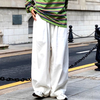 FREE SHIP! Stunning Happie Baggy Wide-Leg Oversize Pants Unique Rave - Thumbnail 5