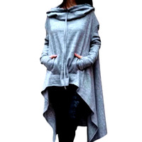 FREE SHIP! Stunning Punk Goth Oversize Knit Sweater Cape Hoodie Outerwear Rave Unique - Thumbnail 7