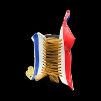 VOTE 3 piece wearable ceramic corset with 23k Gold detail by: Nicole Moan  - Thumbnail 2