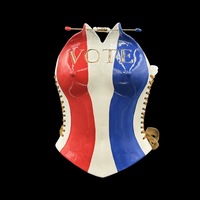 VOTE 3 piece wearable ceramic corset with 23k Gold detail by: Nicole Moan  - Thumbnail 14
