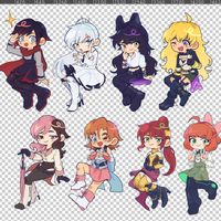 Rwby Keychains 3 - Thumbnail 1
