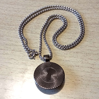 FREE SHIP! Stunning Shine Planet SUN Handcrafted Pendant Necklace Rave Unique - Thumbnail 2