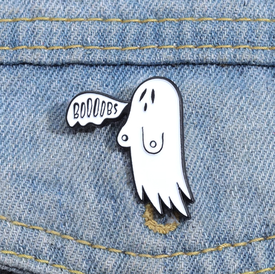 B O O O O B S GHOST PIN