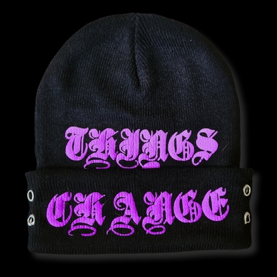 Color changing uv beanie