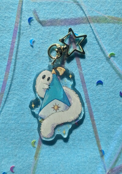 Brushbuddy Witch Atelier Hat Keychain