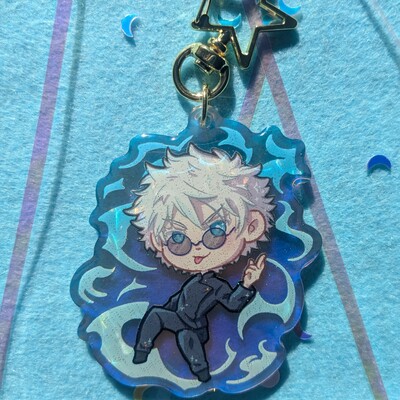 Gojo jujutsu kaisen keychain
