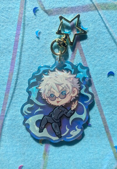 Gojo Jujutsu Kaisen Keychain