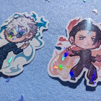 Gojo and Geto Jujutsu Kaisen Stickers - Thumbnail 1
