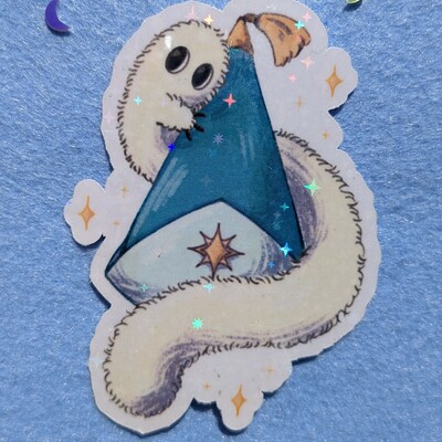 Brushbuddy witch atelier hat sticker