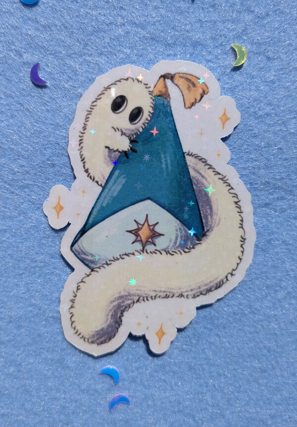 Brushbuddy Witch Atelier Hat Sticker