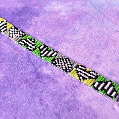 Pixel bracelet - pride collection - aromantic