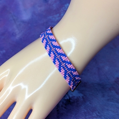 Pixel bracelet - pride collection - bisexual