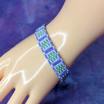 Pixel bracelet - pride collection - genderqueer