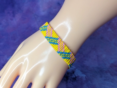 Pixel Bracelet - Pride Collection - Pansexual