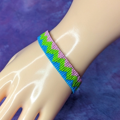 Pixel bracelet - pride collection - polysexual