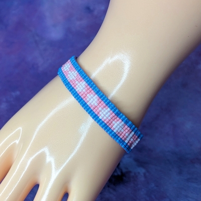Pixel bracelet - pride collection - transgender