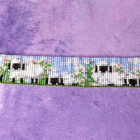 Pixel Beaded Bracelet - Sheepish - Thumbnail 1