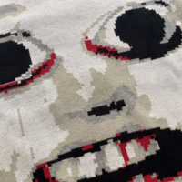 HENOCIED FACE KNIT SWEATER - Thumbnail 2