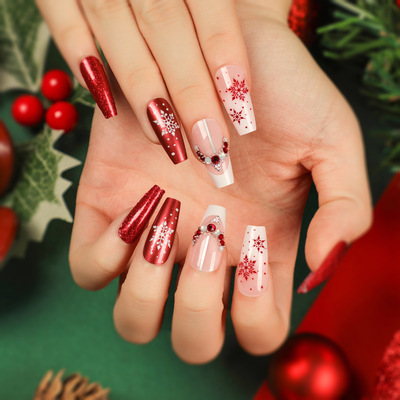 Nail patches finger decorations cosmetic decoration supplies christmas - Thumbnail 1