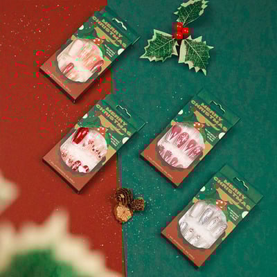 Nail patches finger decorations cosmetic decoration supplies christmas