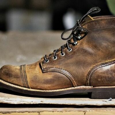 Outclass finishing make vintage look handmade military boot mens lace up boot - Thumbnail 2