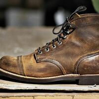 Outclass Finishing Make Vintage Look Handmade Military Boot Mens Lace Up Boot - Thumbnail 1