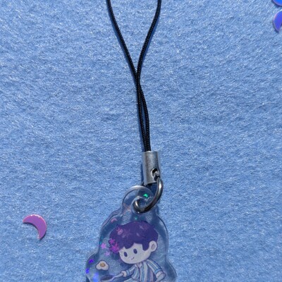 Omori chibi phone charms