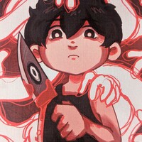 Omori Red Hands Print - Thumbnail 2