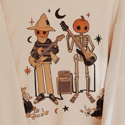 Pumpkin punk pullover 