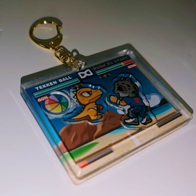 Tekken ball keychain