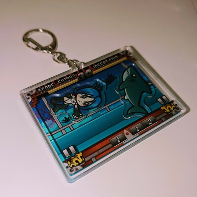 Fighting Layer Shaker Keychain
