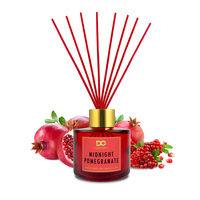 Luxury candle and reed diffuser gift set - Midnight Pomegranate - Thumbnail 1