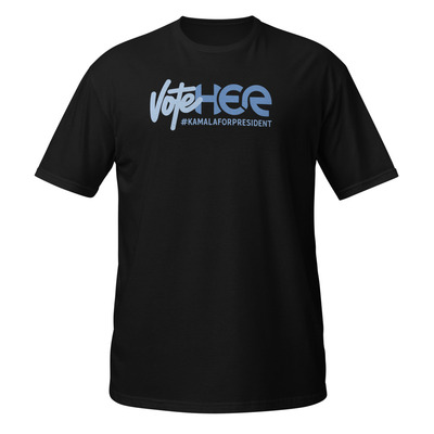 Voteher | black short-sleeve unisex t-shirt